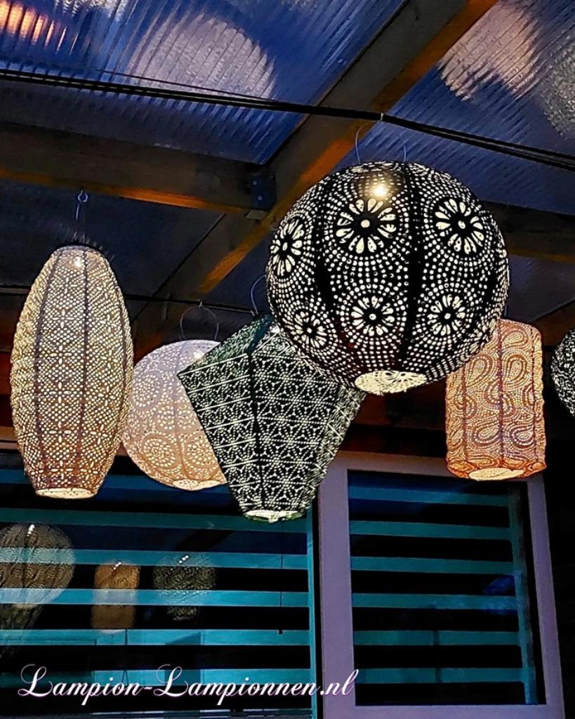 Solar buiten lampionnen met motief voor in de tuin, Versiering, Info@lampion-lampionnen.nl, Nieuw, Ophalen of Verzenden