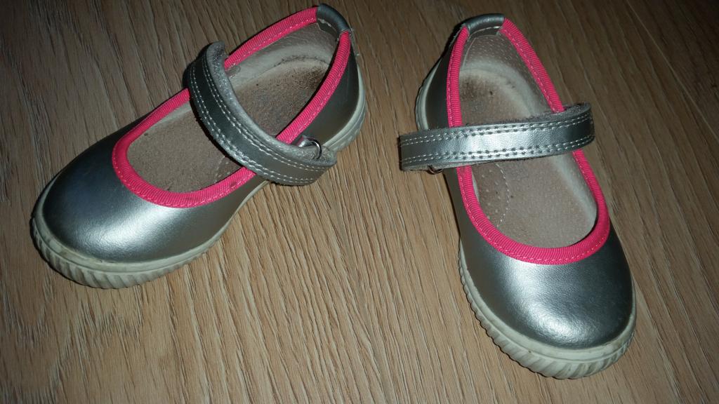 dr visser ballerina klittenband maat 21 zilver roze, Gebruikt, Overige typen, Ophalen of Verzenden, Meisje