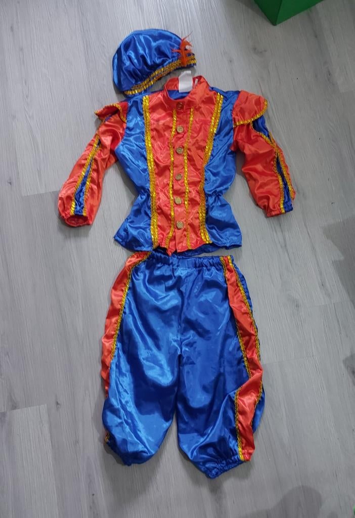 Pietenpakje maat 128, Kinderen en Baby's, Carnavalskleding en Verkleedspullen, Ophalen of Verzenden, 122 t/m 128, Meisje