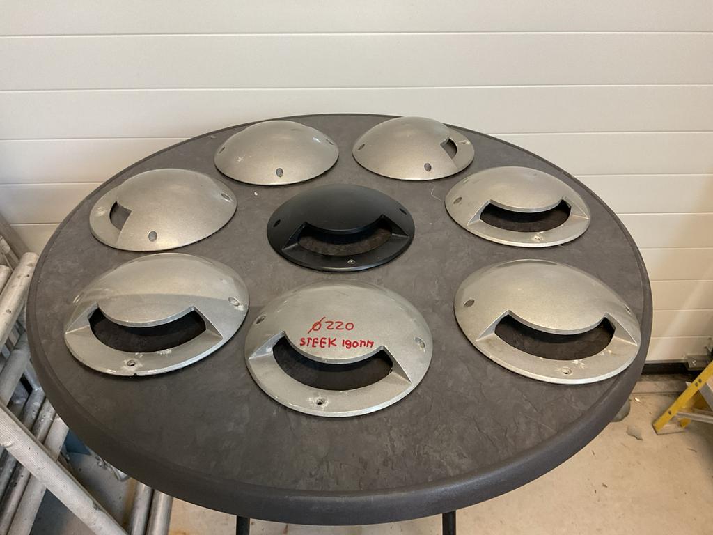 BEGA Grondopbouwarmatuur voor binnen /buiten diameter 220mm, Tuin en Terras, Buitenverlichting, Ophalen of Verzenden, Zo goed als nieuw