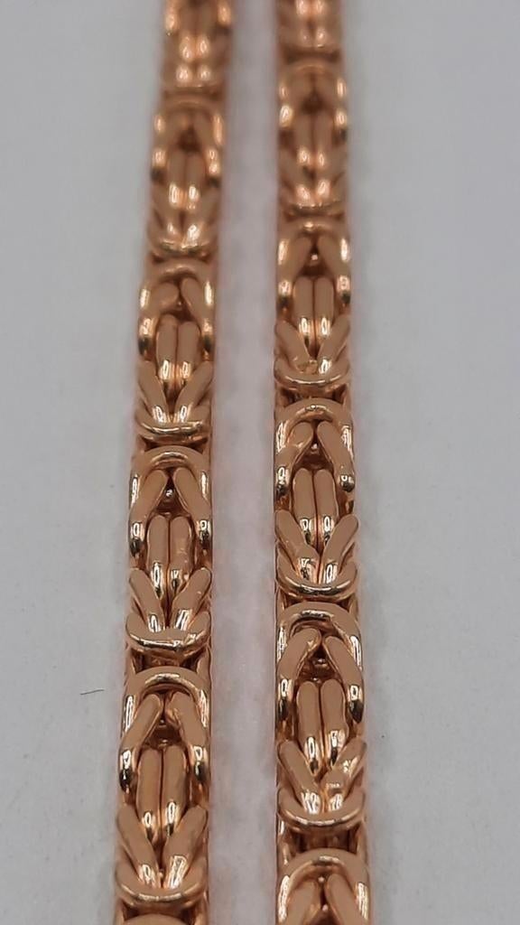 gouden Koningsketting 14kt 70cm, Www.bredajuwelier.nl, Nieuw, Ophalen of Verzenden, Www.bredajuwelier.nl