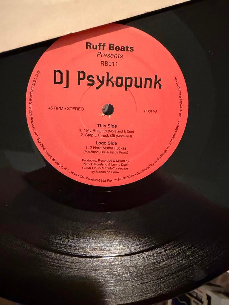 Gabber Vinyl - DJ Psykopunk - Ruff Beats, Ophalen of Verzenden, Gebruikt, 12 inch