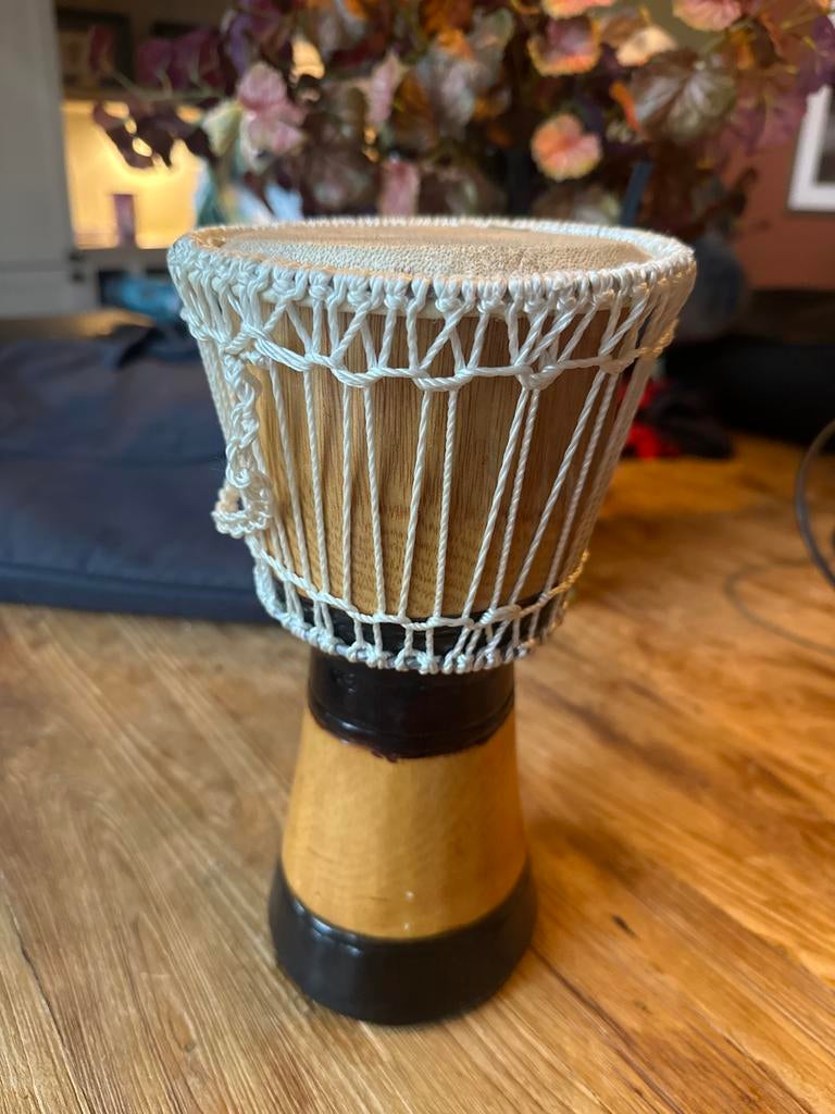 Handgemaakte Afrikaanse Djembe Trommel, Muziek en Instrumenten, Percussie, Zo goed als nieuw, Trommel, Ophalen