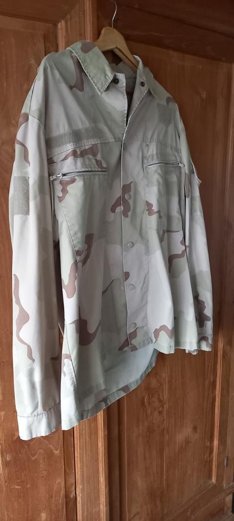 Desert legerjasje dames maat 48/50, Kleding | Heren, Overhemden, Ophalen of Verzenden, Gedragen, Beige, NL Leger
