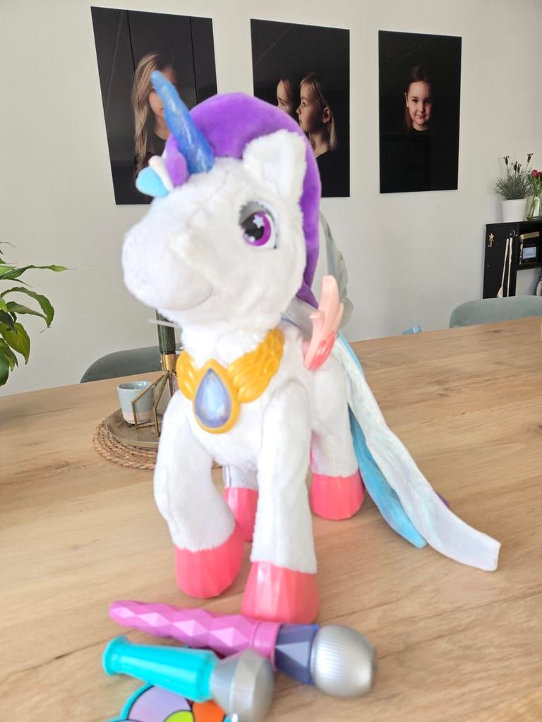 VTech Interactieve Eenhoorn met accessoires, Kinderen en Baby's, Speelgoed | Vtech, Ophalen of Verzenden, Gebruikt