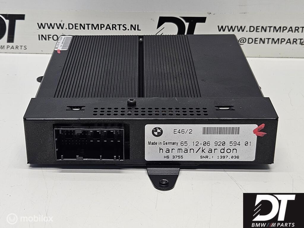 Versterker Harman Kardon BMW 3-serie Coupé E46 65126946985, Auto-onderdelen, Gebruikt, Ophalen of Verzenden, BMW, BMW