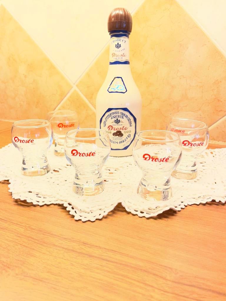 Droste Likeur set, Ophalen