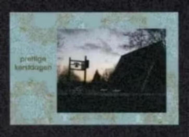 Erica Ned. Herv. Kerk Kerstkaart Zonsondergang., Verzamelen, Ansichtkaarten | Nederland, Ophalen of Verzenden, 1980 tot heden