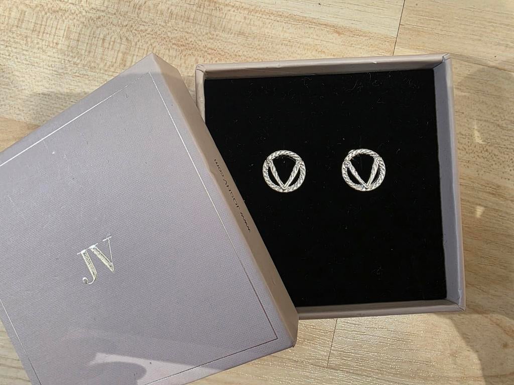 JOSH V oorbellen zilver kleurig nieuw, Ophalen of Verzenden, Nieuw, Zilver, Knopjes of Stekers