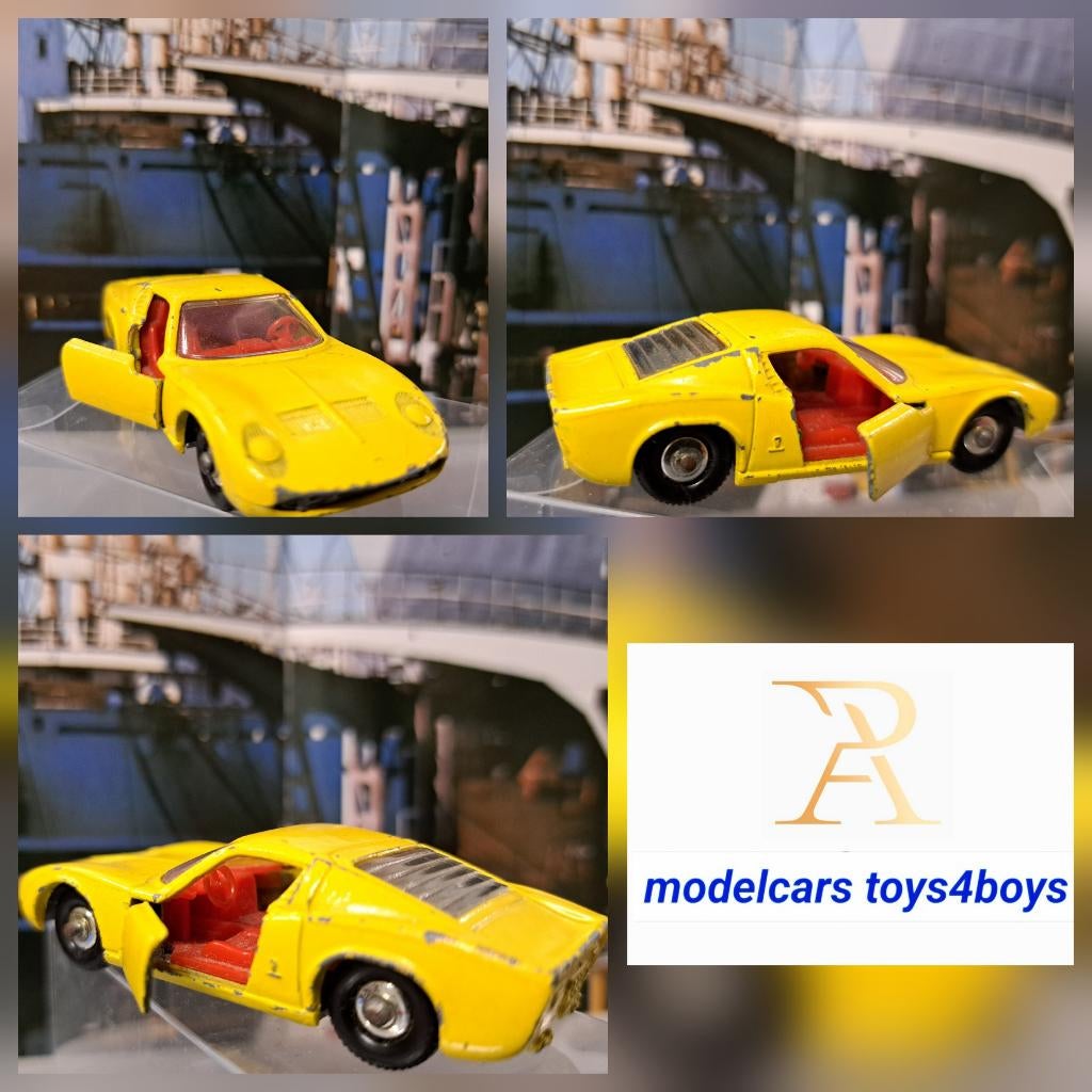 Matchbox no 33C Lamborghini Miura 1/62, Verzenden, Gebruikt, Auto