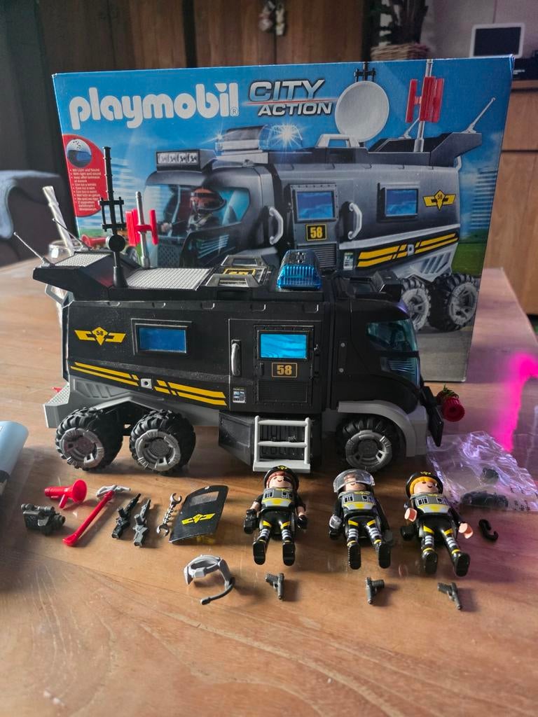 PLAYMOBIL City Action SIE truck 9360, Kinderen en Baby's, Speelgoed | Playmobil, Ophalen of Verzenden, Gebruikt
