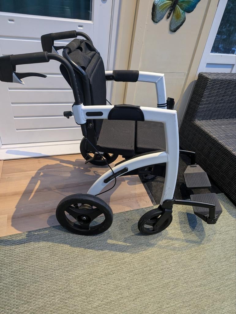 Rollz motion Rolstoel en rollator in 1, Diversen, Rolstoelen, Ophalen, Inklapbaar, Gebruikt, Duwrolstoel