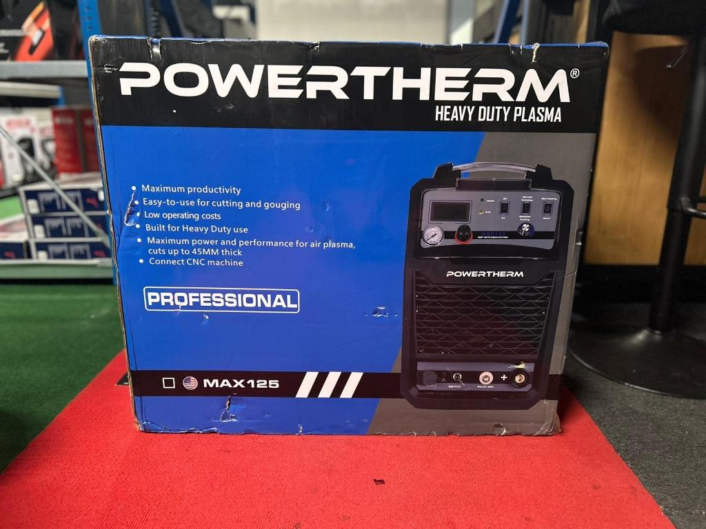 POWERTHERM MAX125 - PRO PLASMASNIJDER - NIEUW leverbaar, Doe-het-zelf en Verbouw, Gereedschap | Lasapparaten, Ophalen of Verzenden
