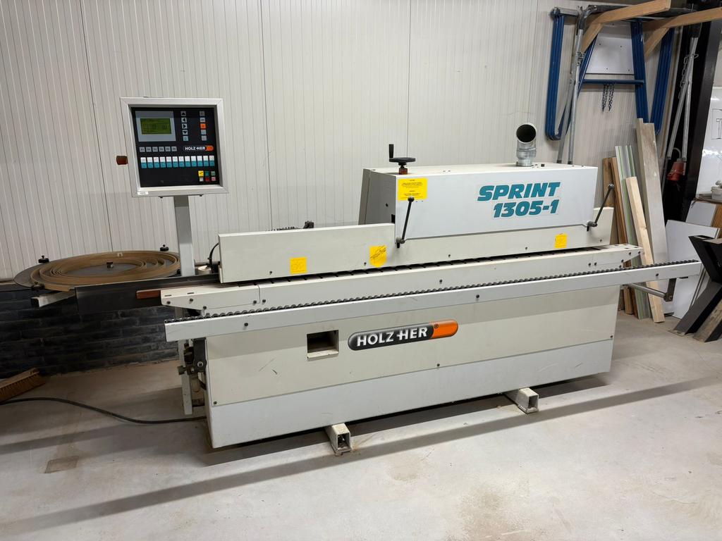 Holz-Her Sprint 1305-1 kantenlijmmachine, Zakelijke goederen, Machines en Bouw | Houtbewerking, Ophalen