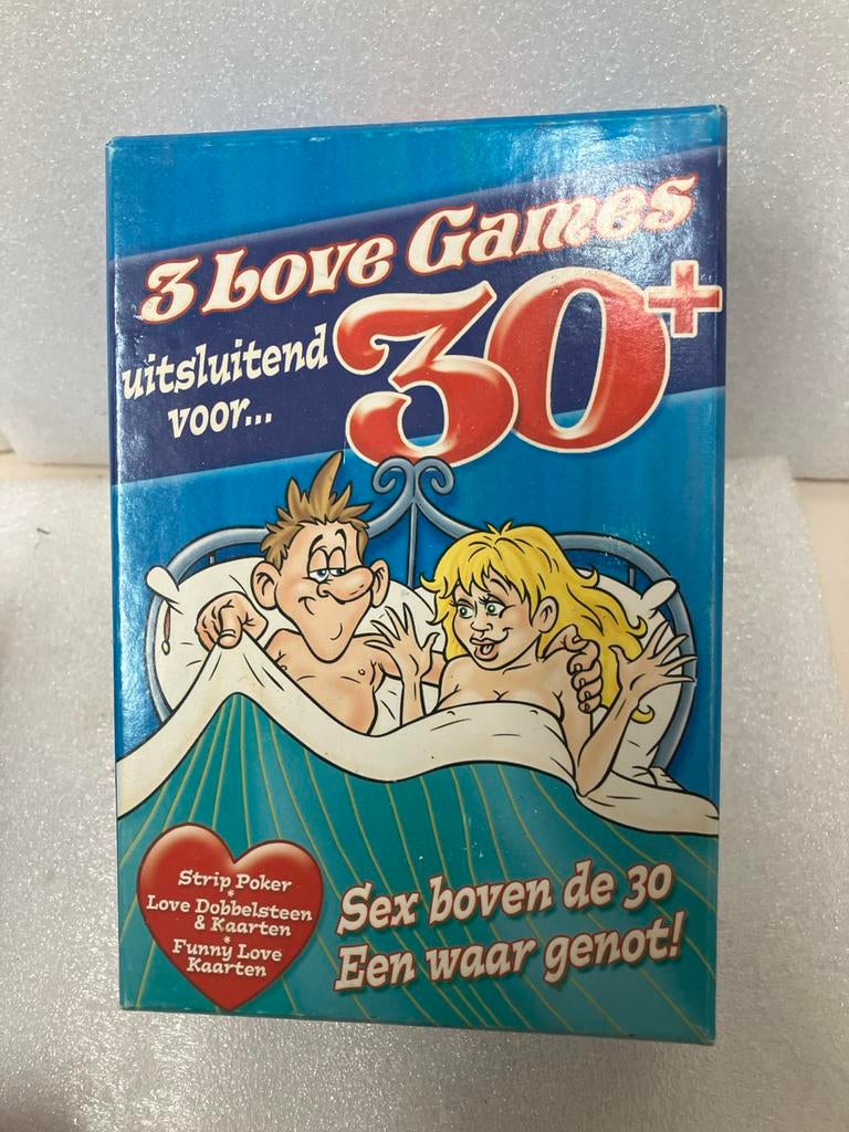 3 Love Games 30+ - Kaartspel voor volwassenen, Een of twee spelers, Ophalen of Verzenden, Nieuw