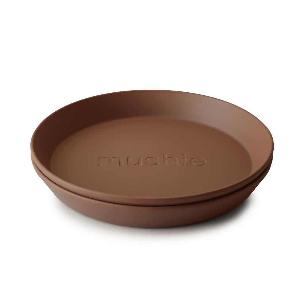 Kinderbord Bord Rond Caramel Bruin (set 2) Mushie, 5870 W Fuqua Street - Suite 200 Houston, TX, 77085, Overige typen, Nieuw, Support@mushie.com
