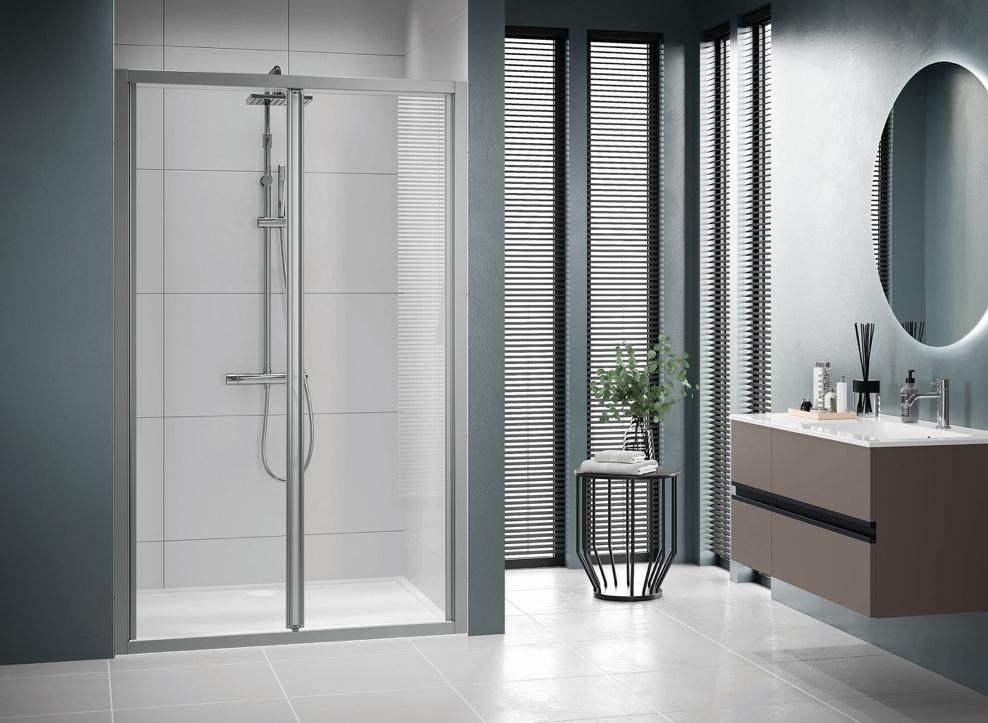 Novellini Lunes S Vouwdeur 66 (1D) – Nieuw in doos, Ophalen, Overige typen, Nieuw, 50 tot 100 cm