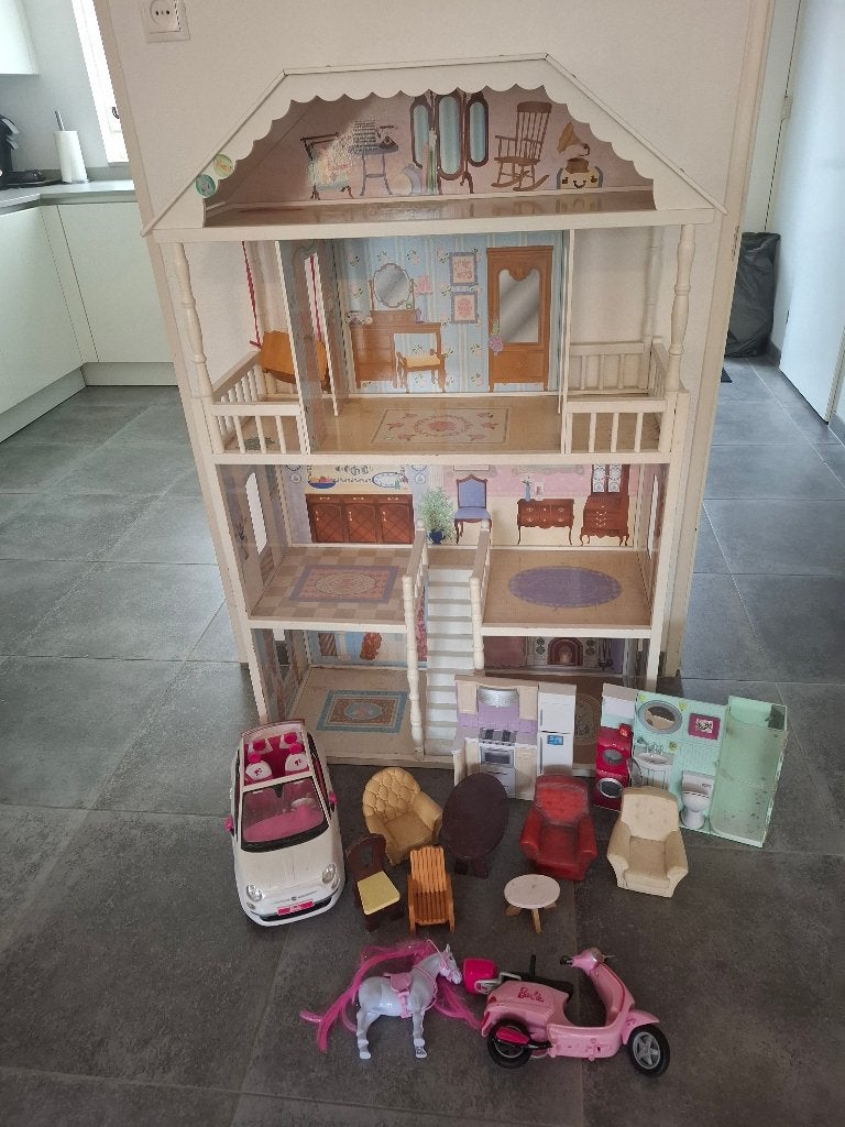 Poppenhuis, Kinderen en Baby's, Speelgoed | Poppenhuizen, Ophalen, Gebruikt, Poppenhuis