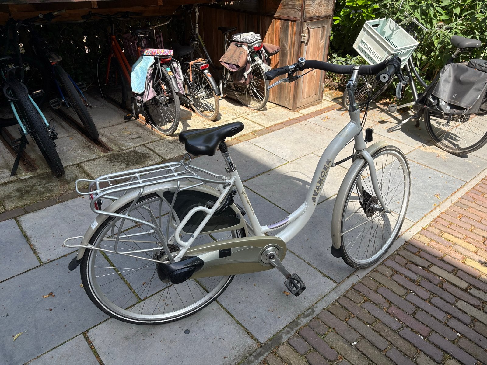 Witte Avancer Malibu fiets, Fietsen en Brommers, Fietsen | Dames | Damesfietsen, Versnellingen, Zo goed als nieuw, 50 tot 53 cm