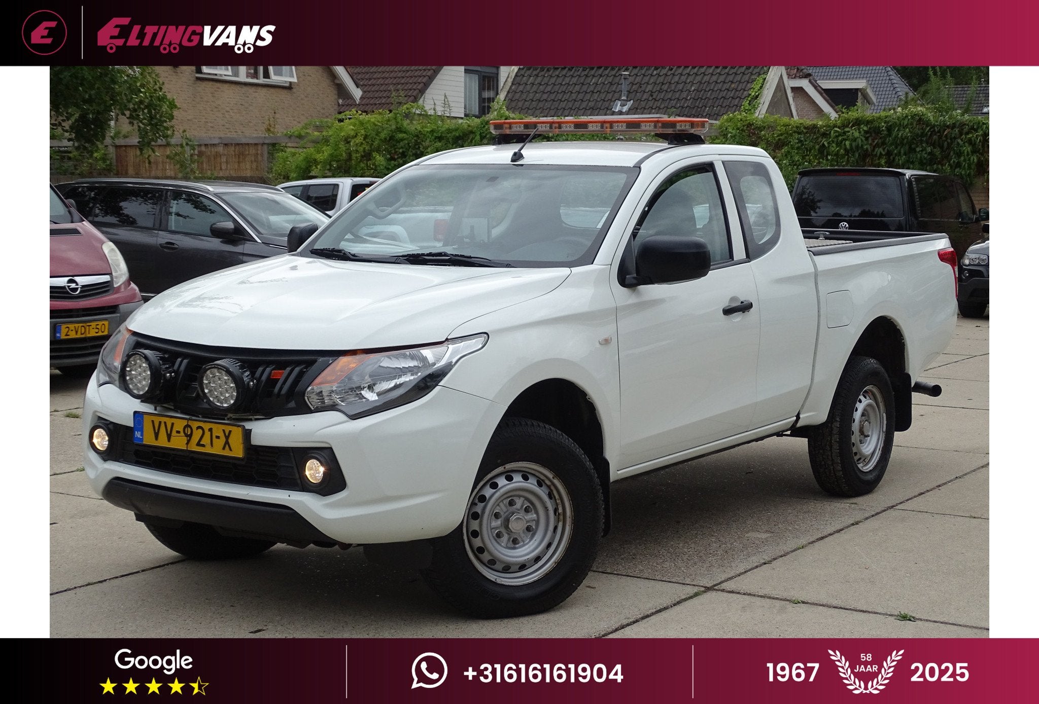 Mitsubishi L200 2.4 DI-D Club Cab Invite (bj 2016), Euro 5, Stof, Gebruikt, 4 cilinders