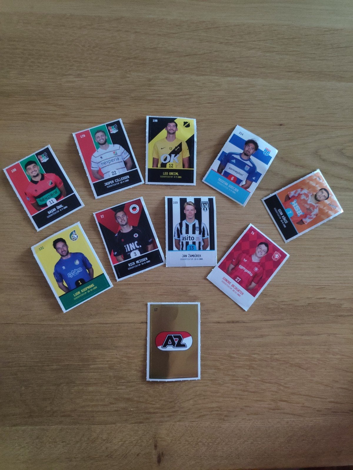 Voetbalplaatjes Eredivisie - Diverse Spelers, Ophalen, Gebruikt, Sticker