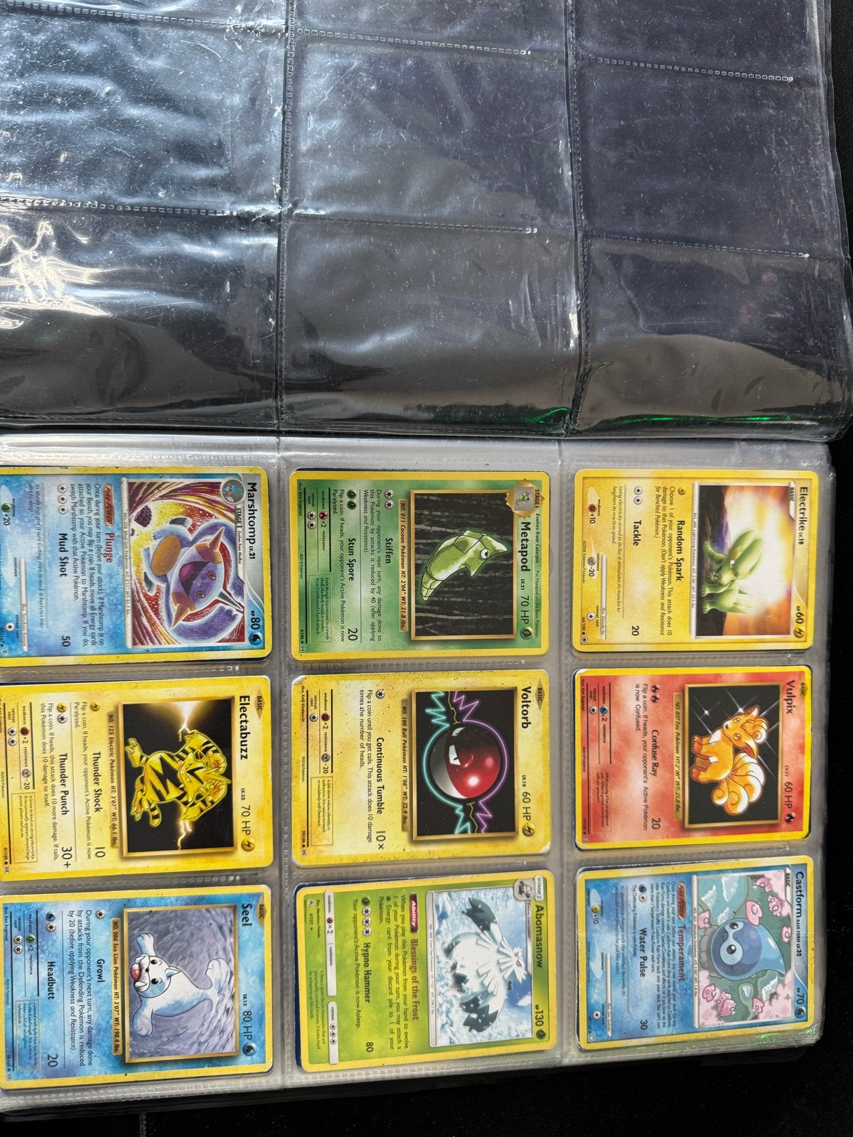 Grote verzameling Pokémon kaarten in map, Ophalen of Verzenden, Gebruikt, Meerdere kaarten