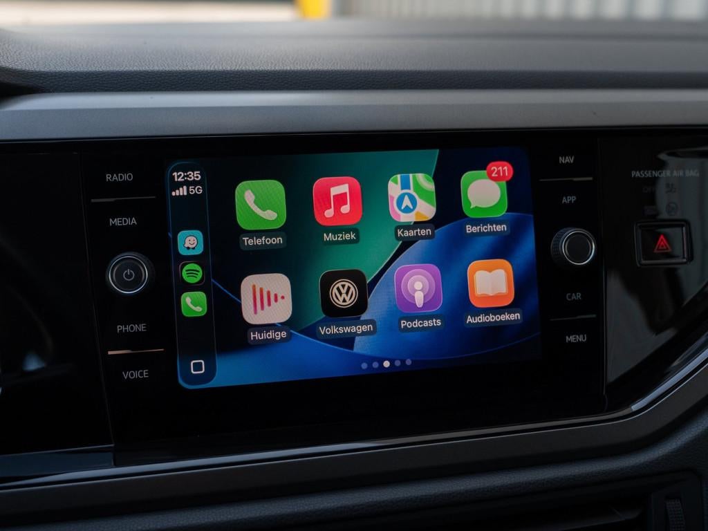 Volkswagen Polo 1.0 TSI Comfortline - APPLE CARPLAY - CRUISE, Voorwielaandrijving, USB, Euro 6, Zwart