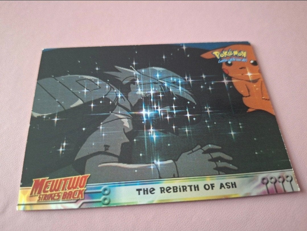 Van Topps Mewtwo Strikes Back Holo Foil Kaart '97/'98, Ophalen of Verzenden, Zo goed als nieuw, Losse kaart, Foil