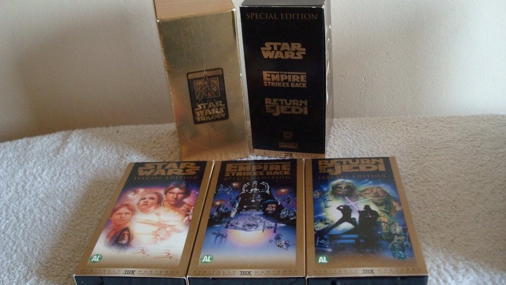 Star Wars trilogy special edition 1997 VHS videobanden, Boxset, Verzenden, Alle leeftijden, Science Fiction en Fantasy