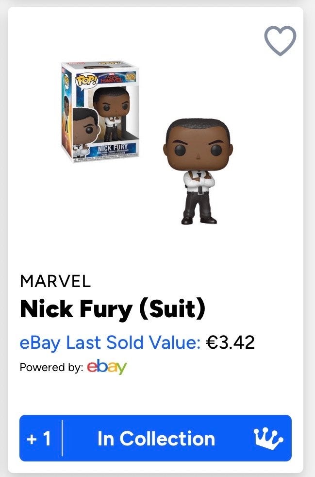 Funko Pop! Marvel Nick Fury (Suit) - Captain Marvel, Ophalen of Verzenden, Zo goed als nieuw