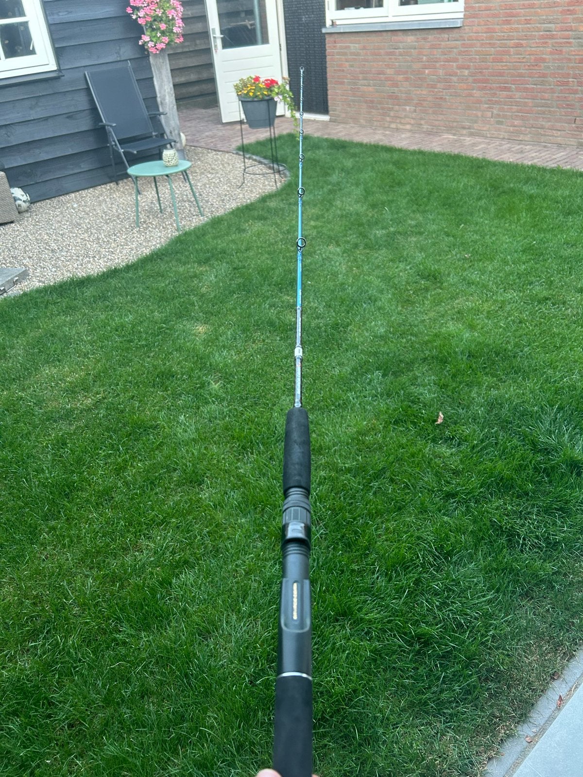 Baitcaster hengelset - Savage Gear & Ultimate Caststar, Ophalen of Verzenden, Zo goed als nieuw, Complete hengel