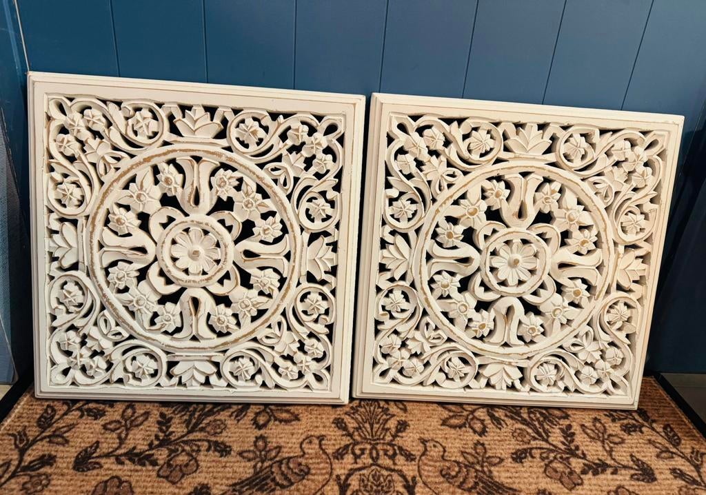 2x wall decorations, Ophalen of Verzenden, Zo goed als nieuw