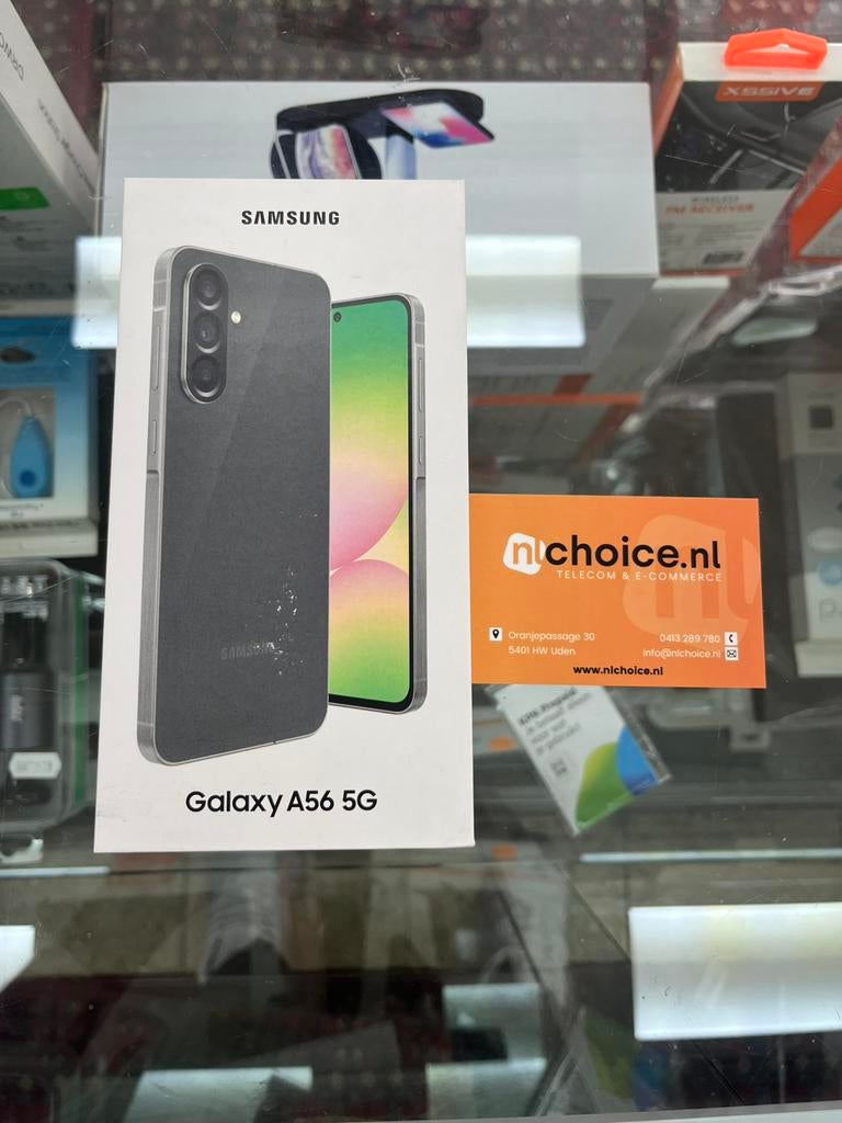 Samsung A56 5G nieuw geseald, Telecommunicatie, Mobiele telefoons | Samsung, Ophalen, Zwart, Nieuw, 128 GB