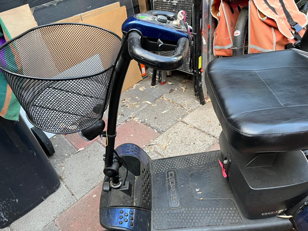 Gogo pride demontabele/opvouwbare scootmobiel., Diversen, Ophalen, Gebruikt, Elektrische rolstoel