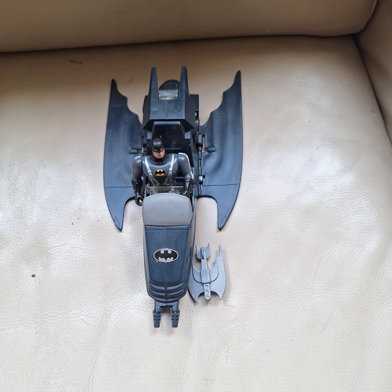 Vintage Batman voertuig met actiefiguur (jaren '90), Ophalen of Verzenden, Gebruikt