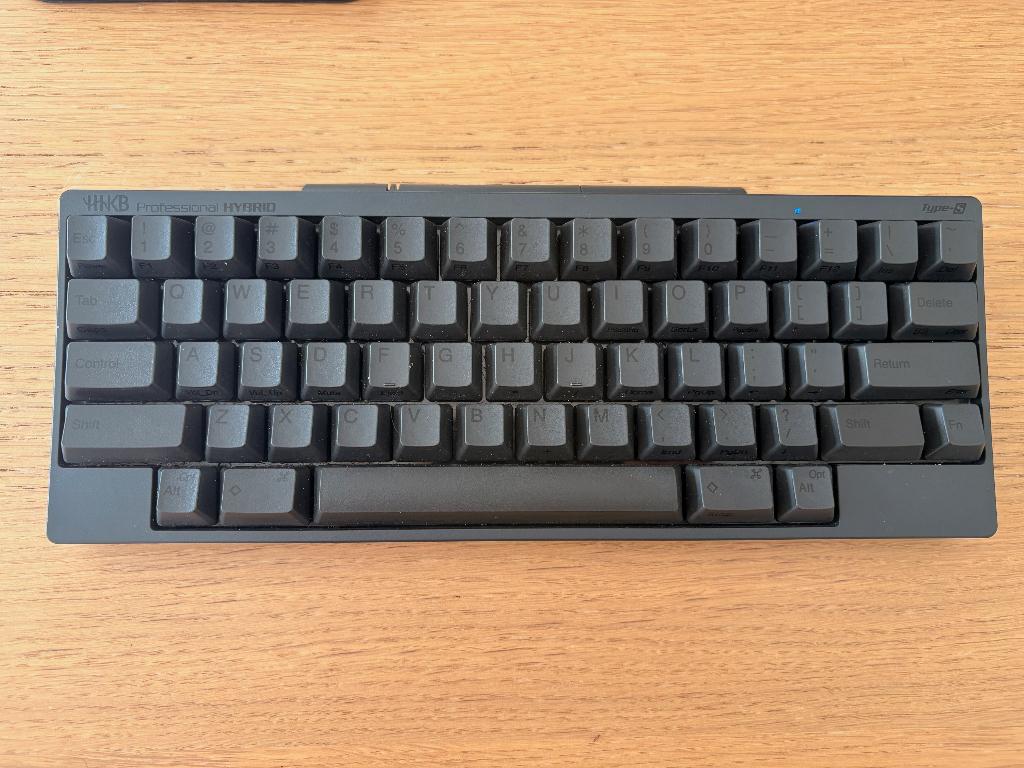 HHKB Professional HYBRID Type-S – Charcoal / Printed Keycaps, Gebruikt, HHKB, Ophalen of Verzenden, Draadloos