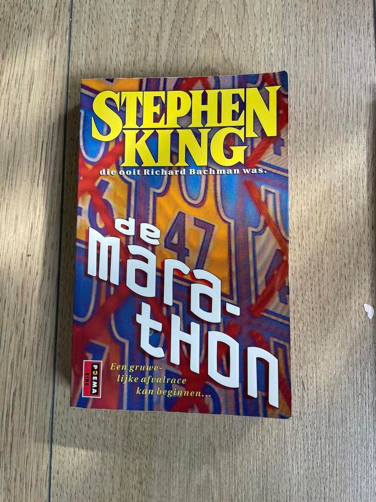 Stephen King - De Marathon (Richard Bachman), Ophalen of Verzenden, Gelezen, Nederland