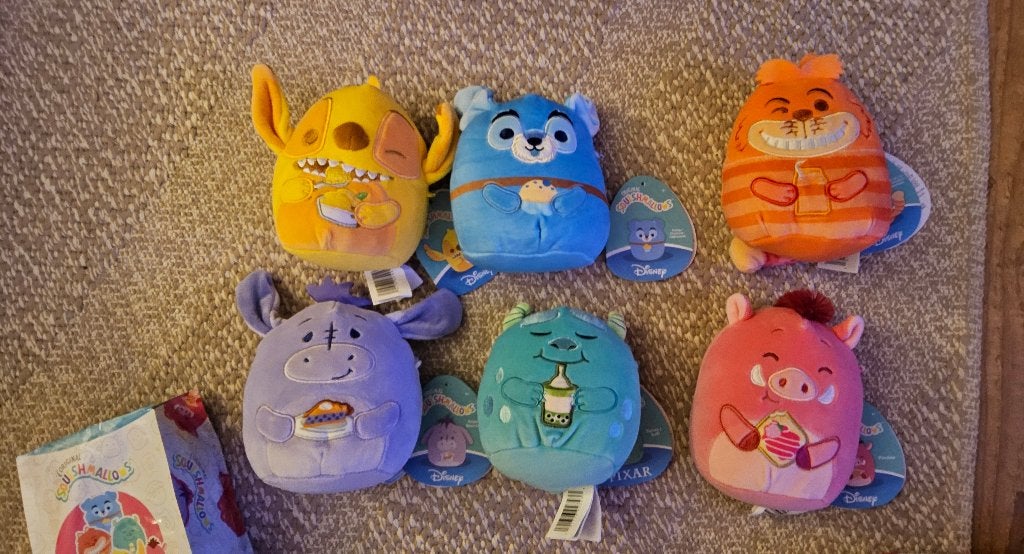 Complete set Disney Squishmallows Mystery Squad 13cm 6 stuks, Ophalen, Overige figuren, Nieuw, Knuffel