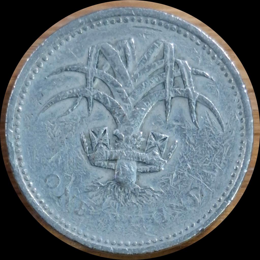 30# Engeland 1 Pound 1990 km941, Ophalen of Verzenden, Overige landen