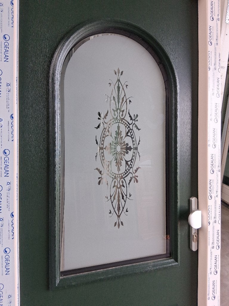 Nieuw Voordeurkozijn Hr++ bezorgen factuur mogelijk, Ophalen of Verzenden, Glas, 120 cm of meer, 215 cm of meer