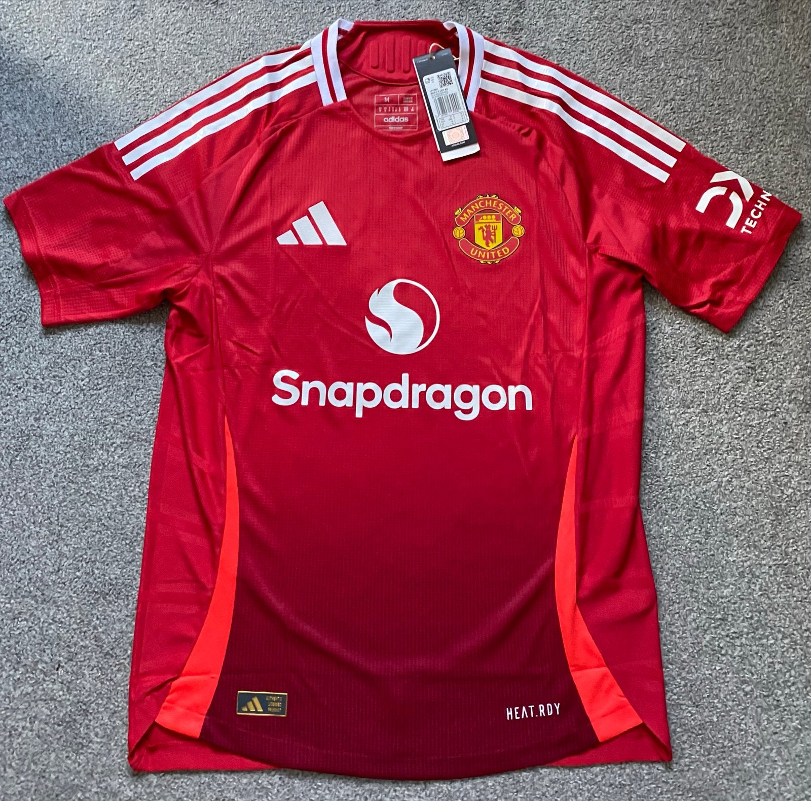 Manchester United Thuis Authentiek 2024-2025 Maat M JF1291, Shirt, Verzenden, Nieuw, Maat M