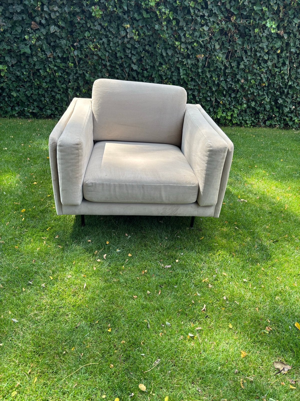 Comfortabele fauteuil van Woood, Ophalen, Gebruikt, Stof, 75 tot 100 cm
