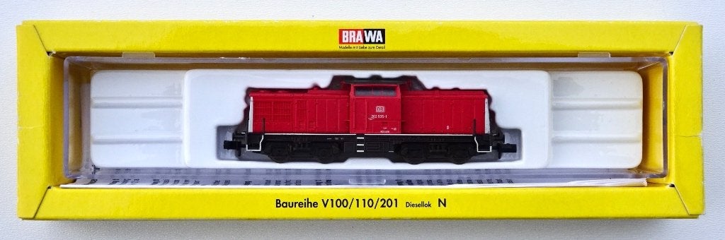 BRAWA 1427 Baureihe 110 diesel locomotief, Overige merken, Ophalen of Verzenden, Zo goed als nieuw, Analoog