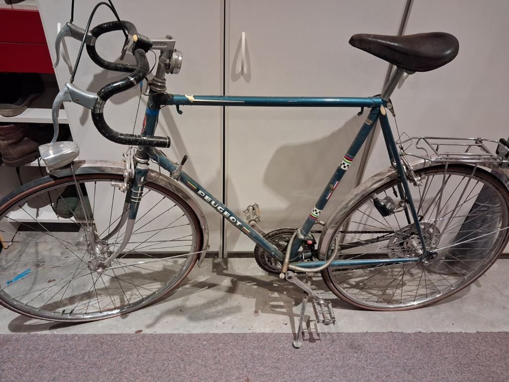 Vintage Peugeot tourfiets, Gebruikt, Ophalen, Overige merken, 10 tot 15 versnellingen