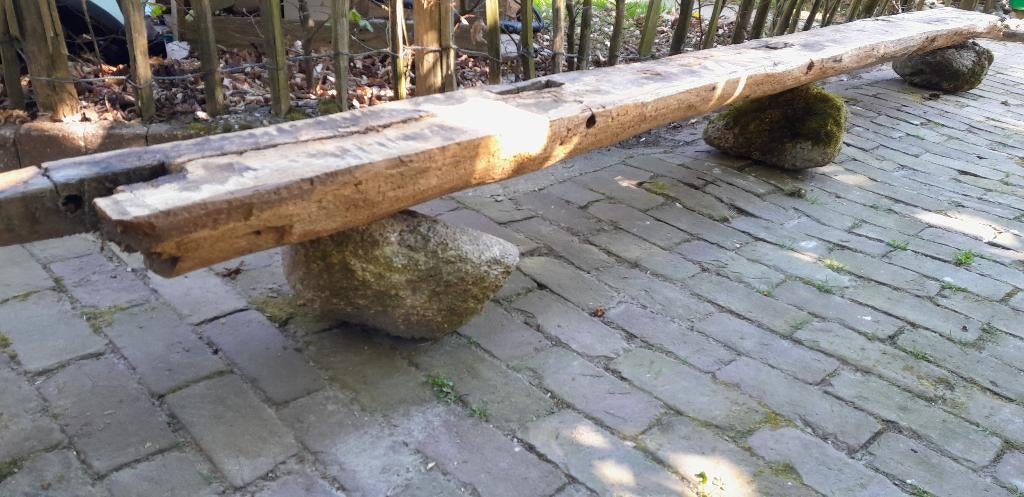 Drentse tuinbank, Tuin en Terras, Tuinbanken, Gebruikt, Hout, Ophalen