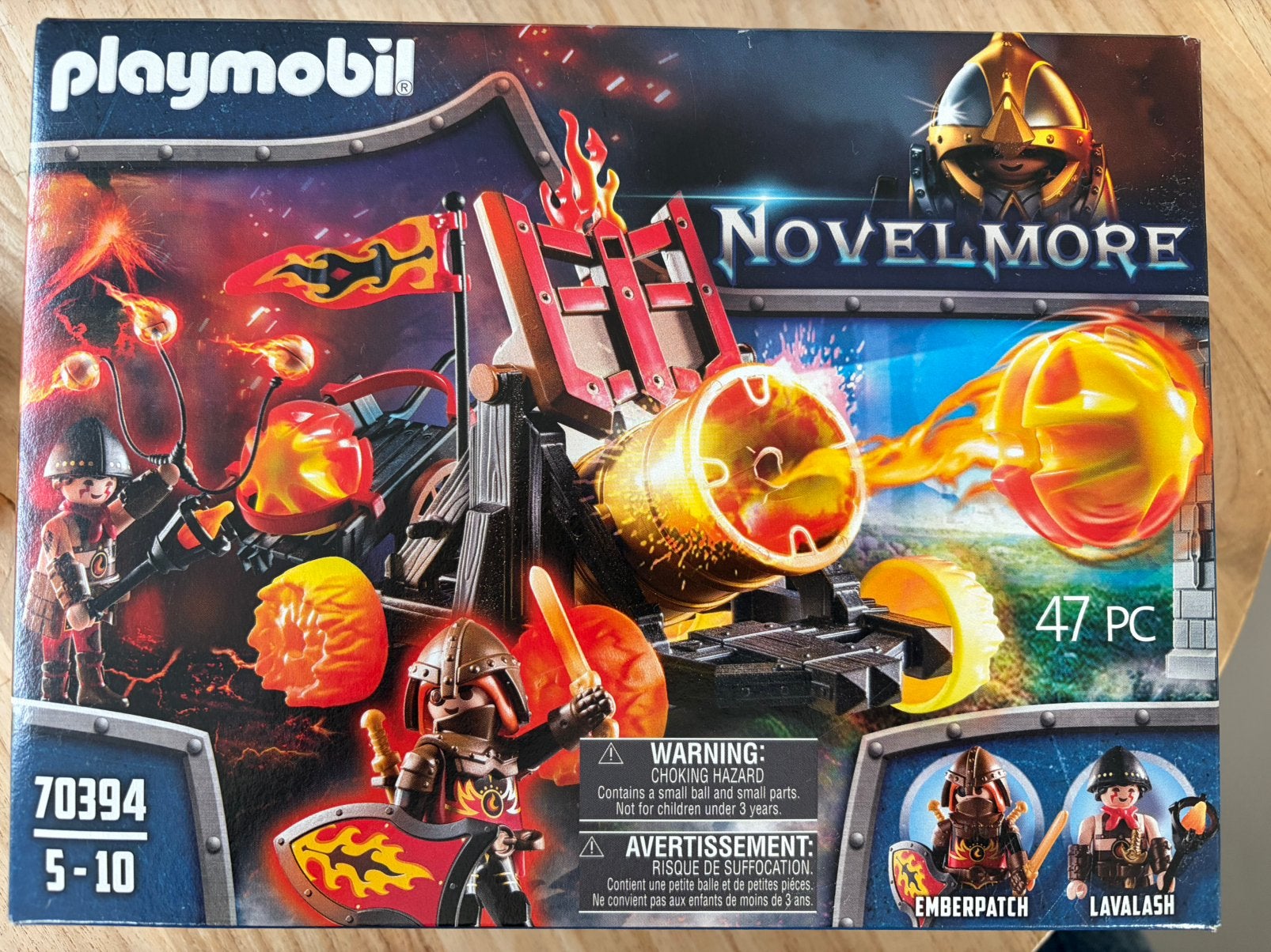 Playmobil Novelmore ridders met kanon (70394), in doos, Complete set, Overige typen, Ophalen of Verzenden, Zo goed als nieuw