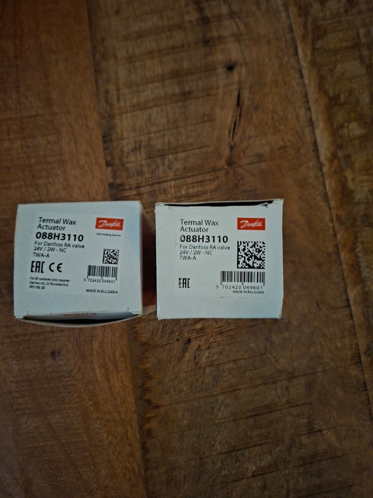 NIEUW Danfoss Thermische Was Actuator 088H3110 (2 stuks), Ophalen of Verzenden