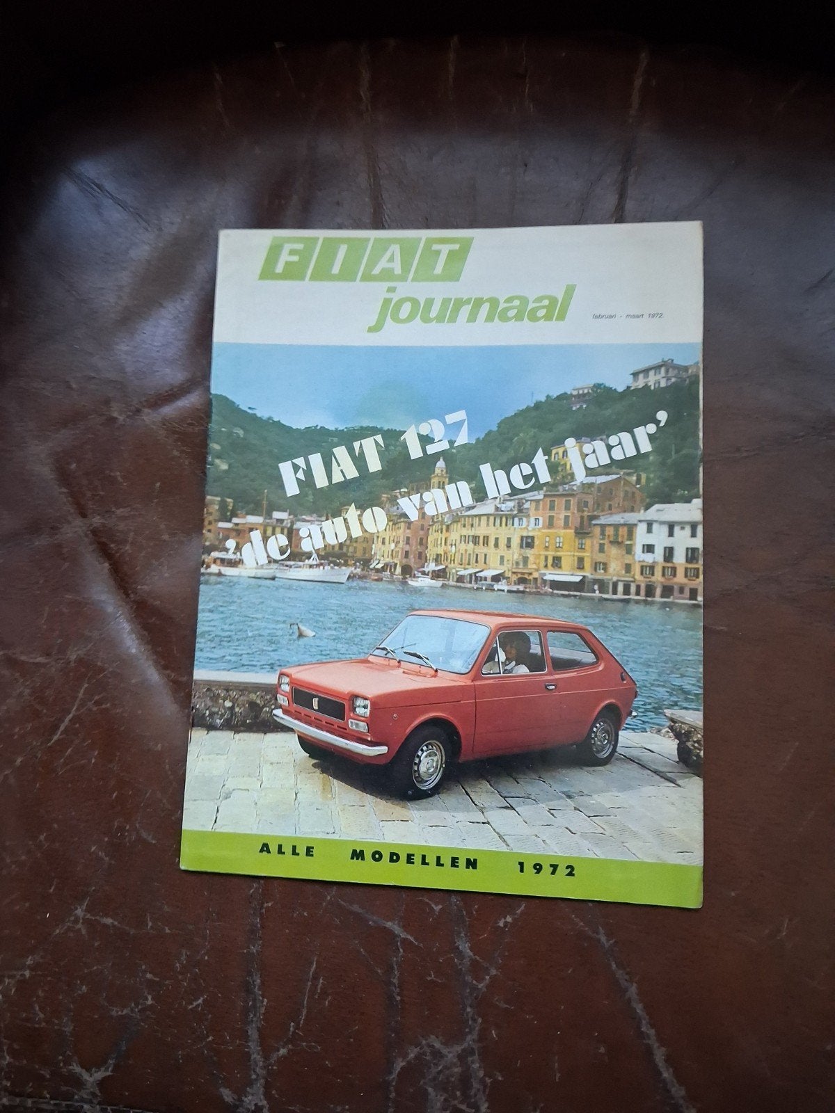 te koop auto folder fiat journaal febr. mrt 1972, Ophalen of Verzenden, Overige merken