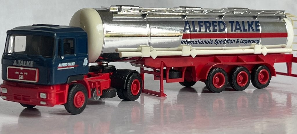 Herpa 146623: MAN met silo-oplegger "Alfred Talke", Hobby en Vrije tijd, Ophalen of Verzenden, Zo goed als nieuw, Bus of Vrachtwagen
