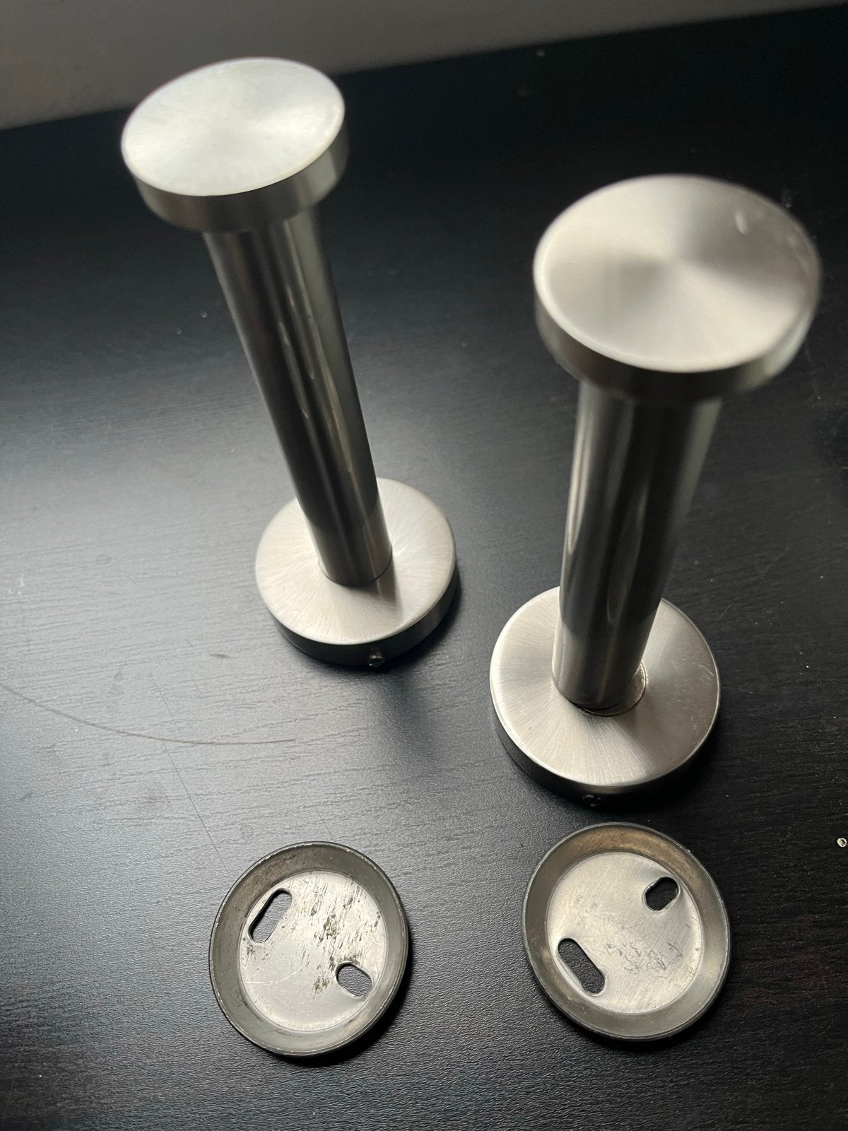 Aluminium tafel- of kastpoten (2 stuks), Ophalen of Verzenden, Nieuw